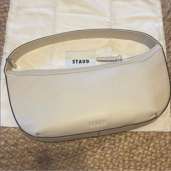 NWT • STAUD Demy Bag in Cream - Picture 2 of 11